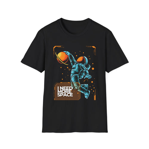 Astronaut Basketball T-Shirt — "I Need More Space" Graphic Tee