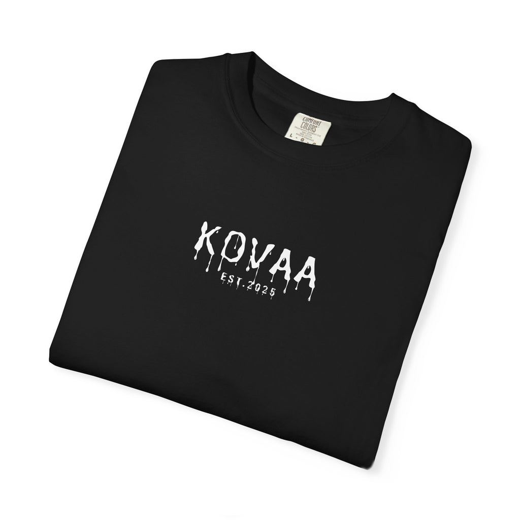 KOVAA Drip Logo T-Shirt — Graphic Streetwear Tee (Est. 2025)