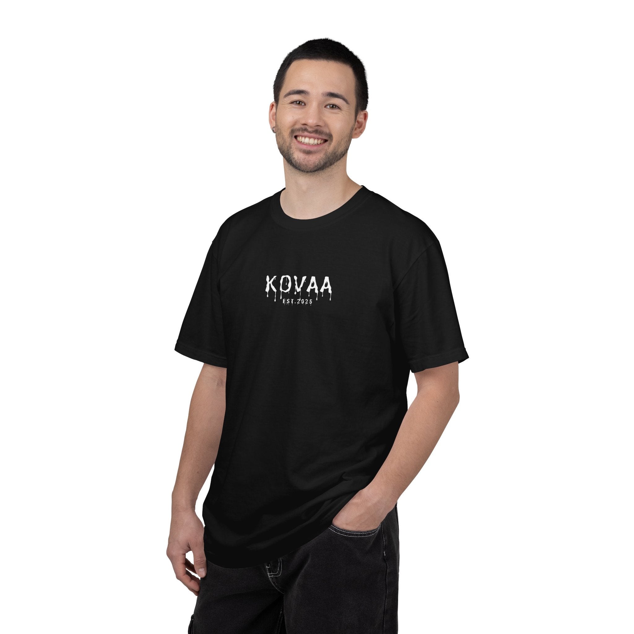 KOVAA Drip Logo T-Shirt — Graphic Streetwear Tee (Est. 2025)