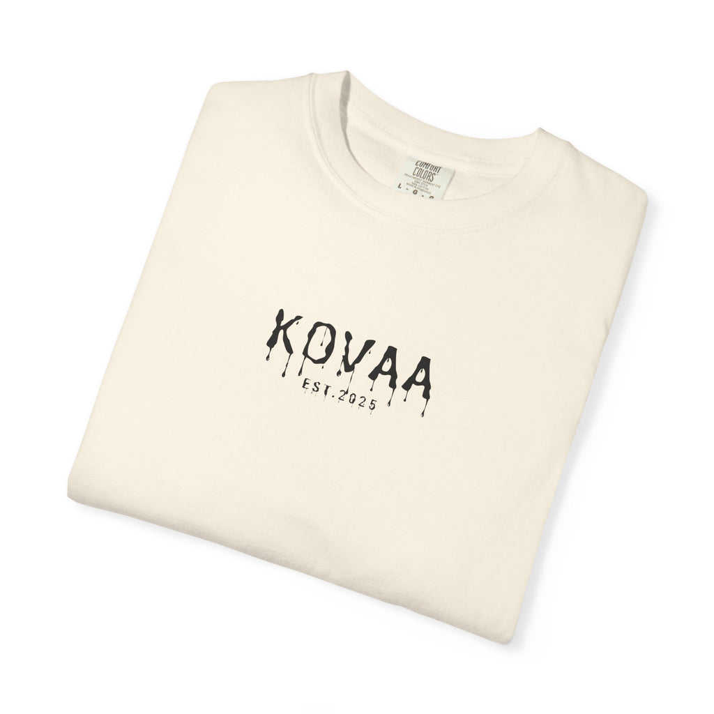 KOVAA Drip Logo T-Shirt — Graphic Streetwear Tee (Est. 2025)