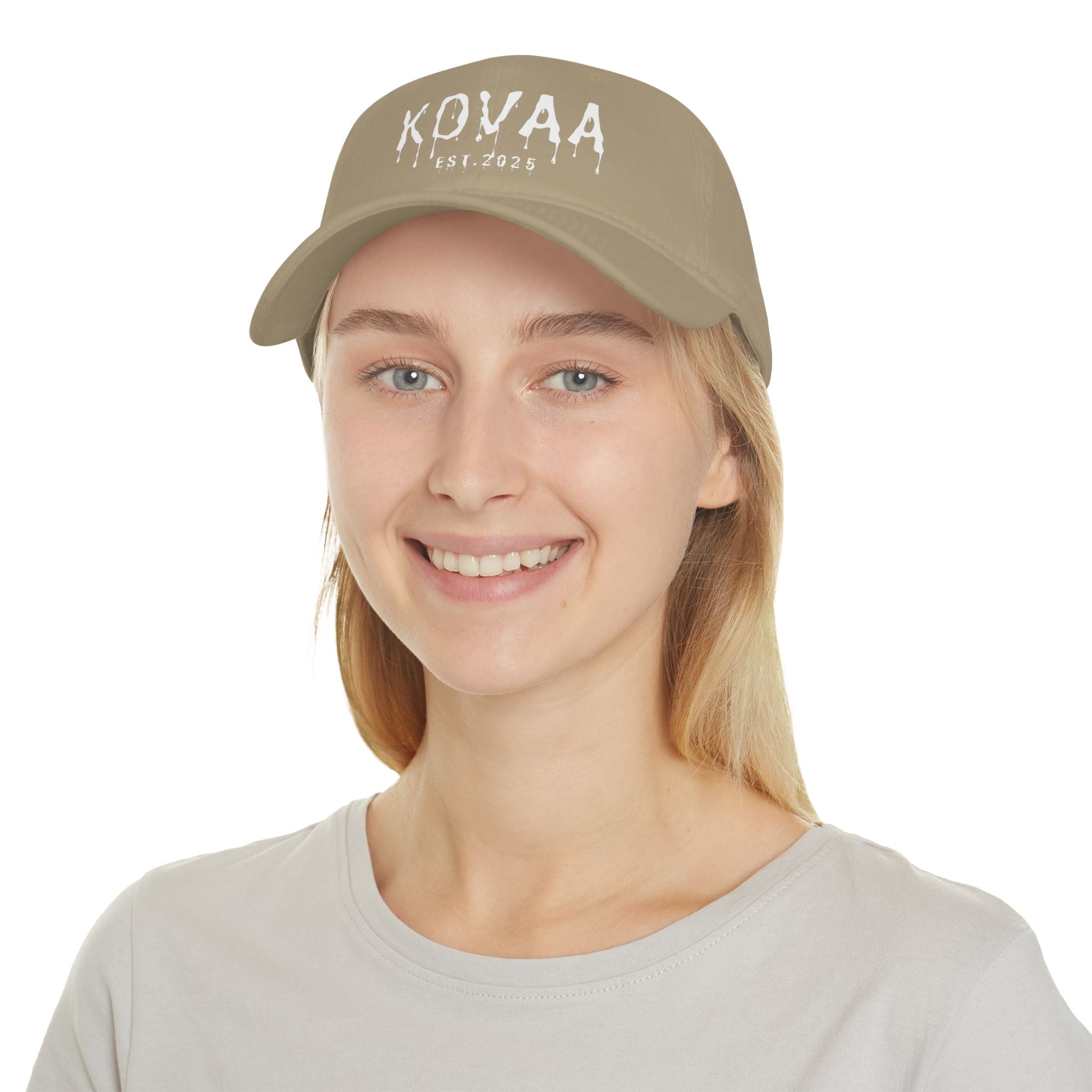 KOVA Embroidered Baseball Cap — Low Profile Red Hat