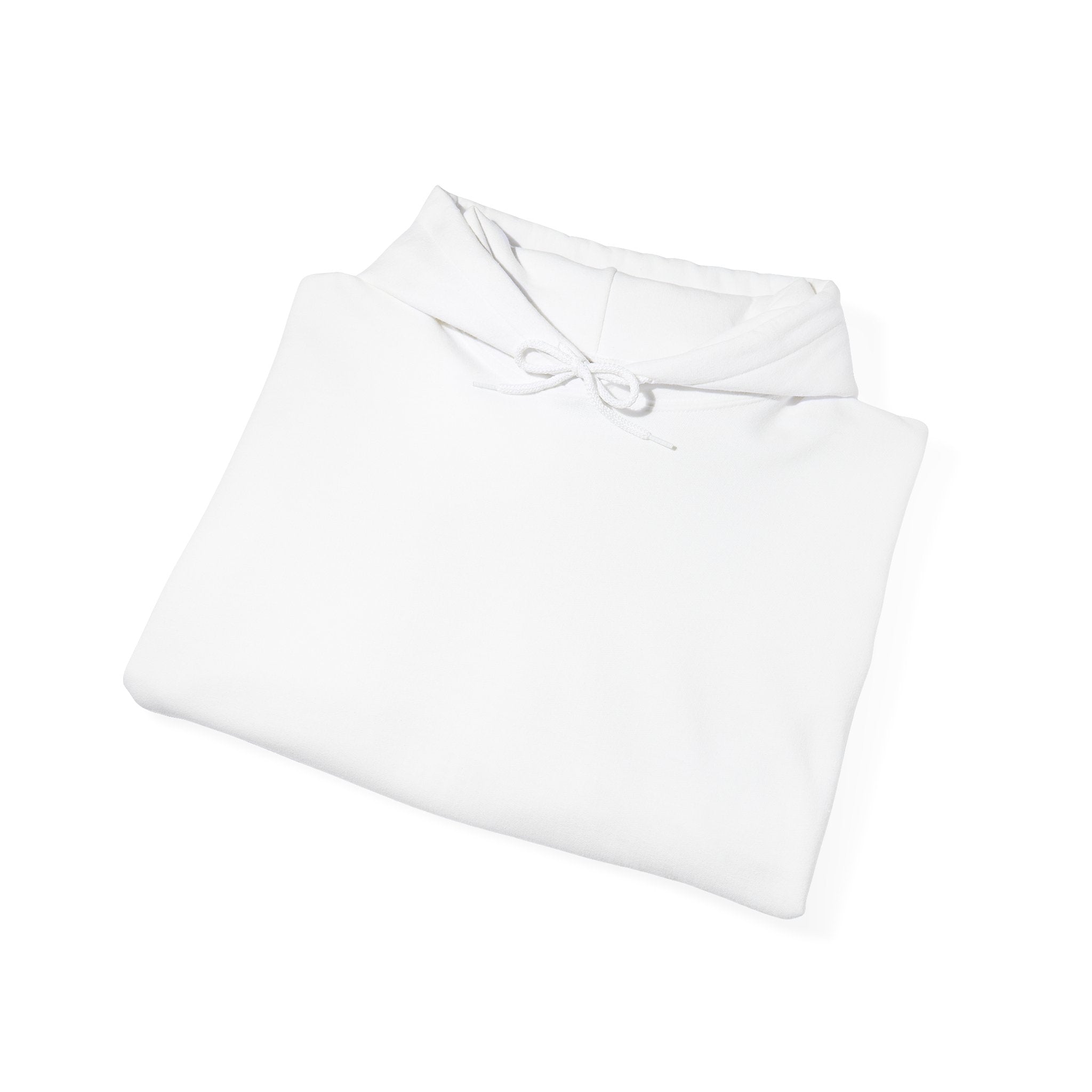 KOVA Minimal Logo Hoodie — White Branded Pullover