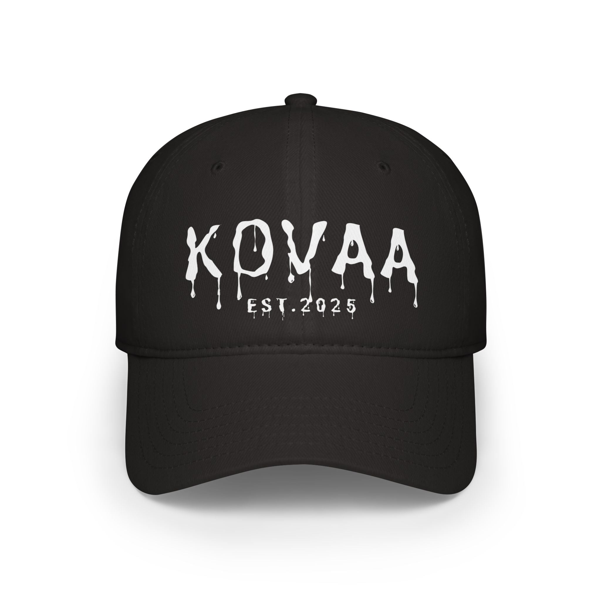 KOVA Embroidered Baseball Cap — Low Profile Red Hat