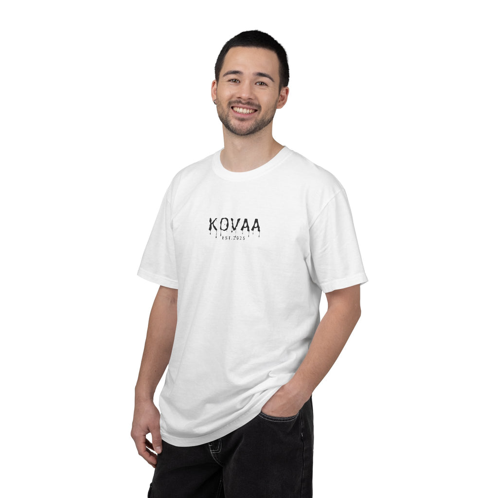 KOVAA Drip Logo T-Shirt — Graphic Streetwear Tee (Est. 2025)
