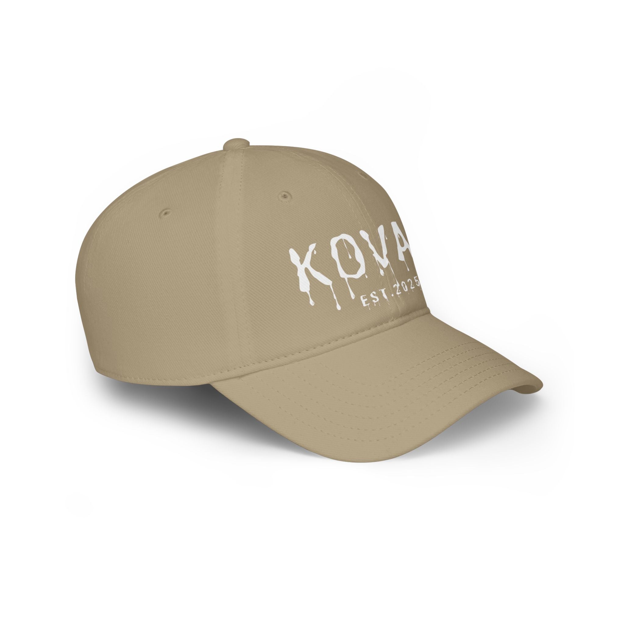 KOVA Embroidered Baseball Cap — Low Profile Red Hat