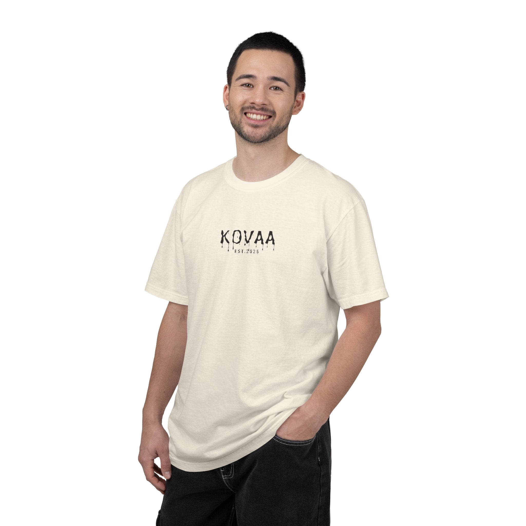 KOVAA Drip Logo T-Shirt — Graphic Streetwear Tee (Est. 2025)