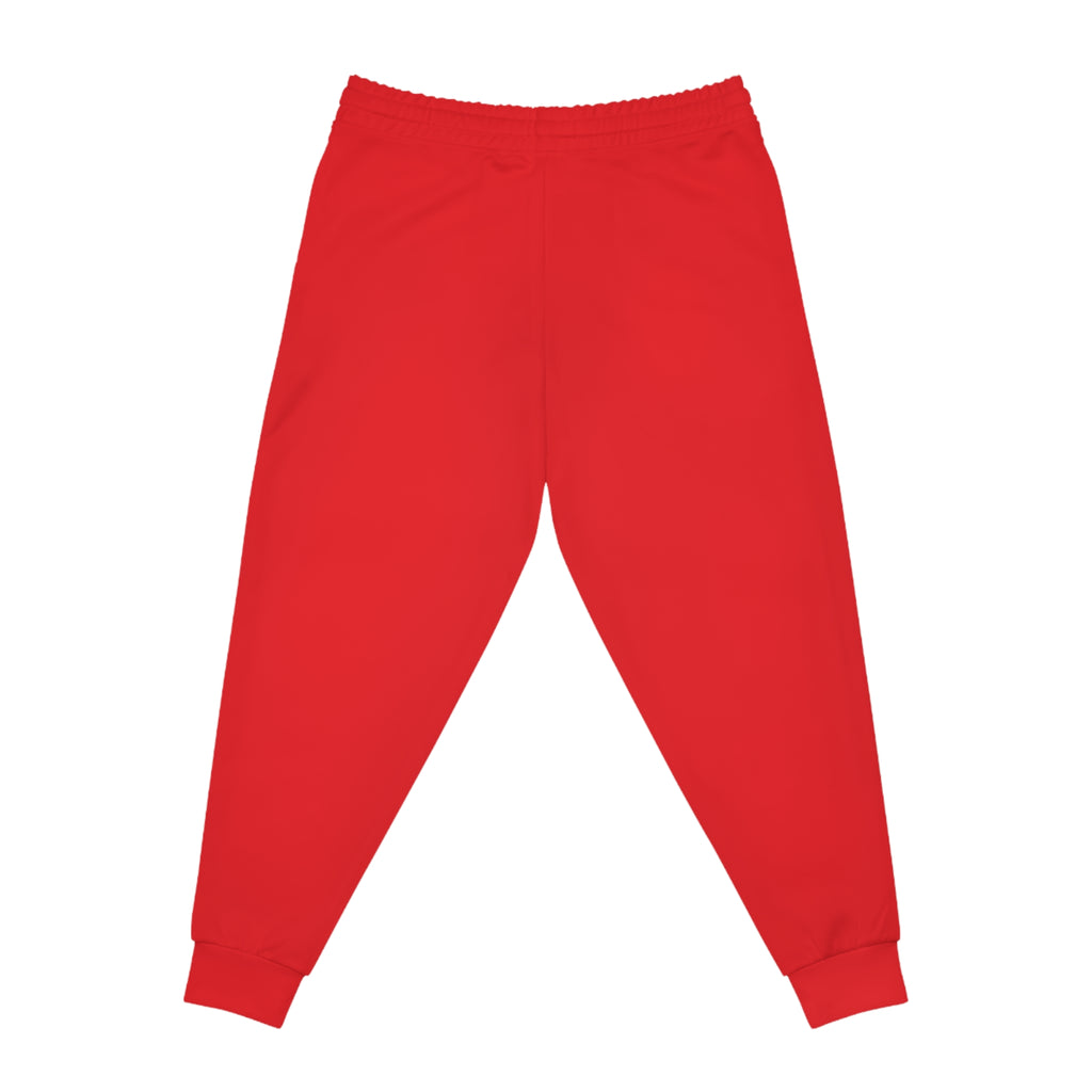 KOVA Red Athletic Joggers — Personalized Casual Sports Sweatpants