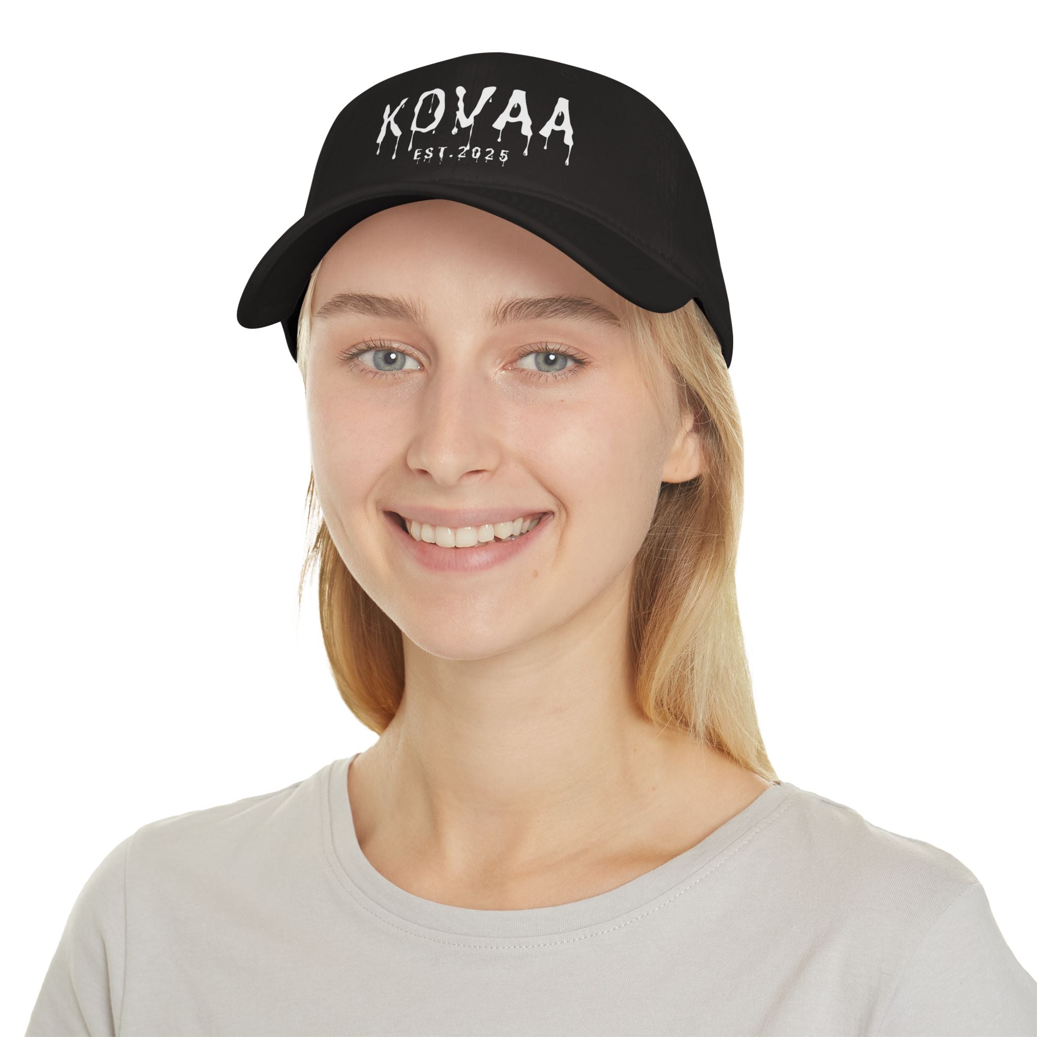 KOVA Embroidered Baseball Cap — Low Profile Red Hat