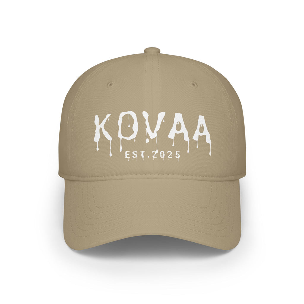 KOVA Embroidered Baseball Cap — Low Profile Red Hat