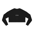 KOVAA Drip Logo Cropped Sweatshirt — Women's Trendy Streetwear