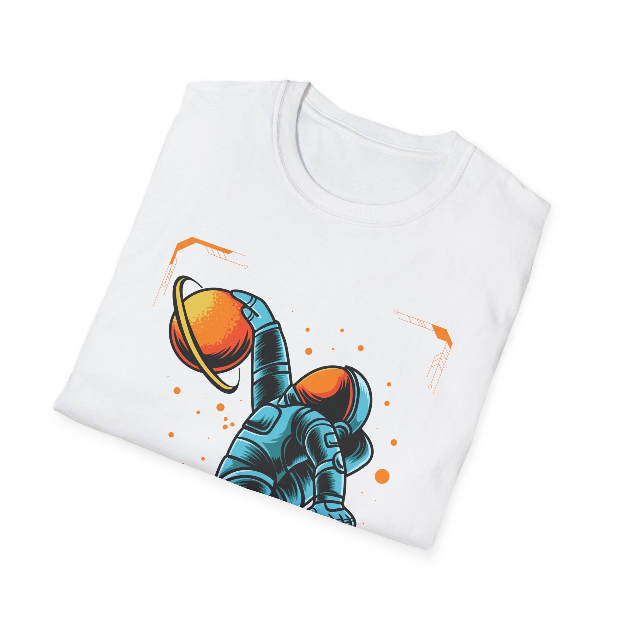 Astronaut Basketball T-Shirt — "I Need More Space" Graphic Tee